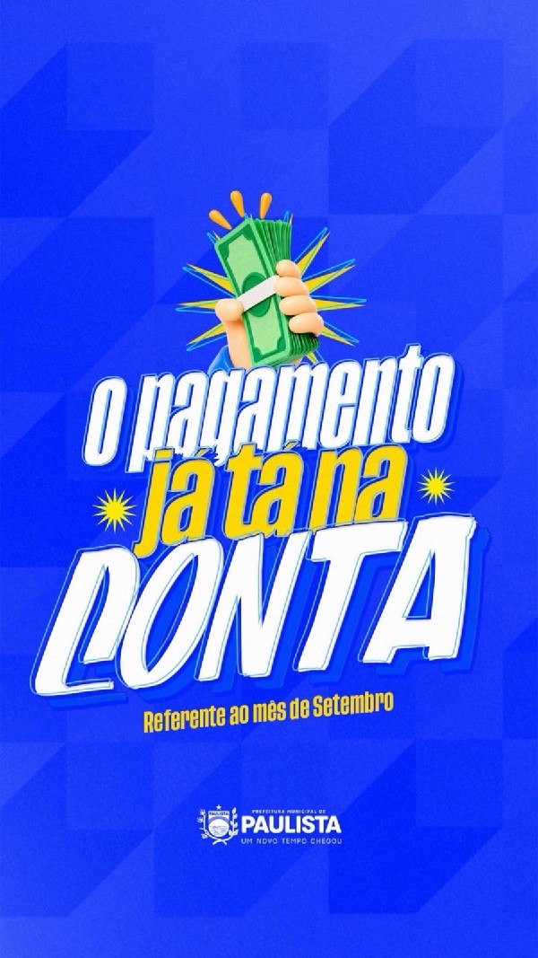 Prefeitura de Paulista realiza pagamento dos servidores referente ao mês de setembro nesta quarta-f [...]